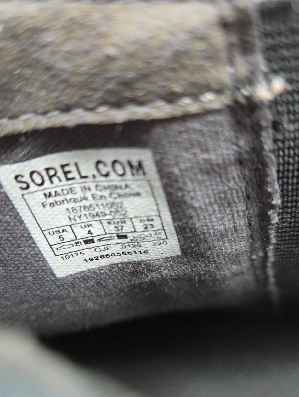 Sorel Joan Of Arctic II Wedge Chelsea Boots Gray Size‎ 5
